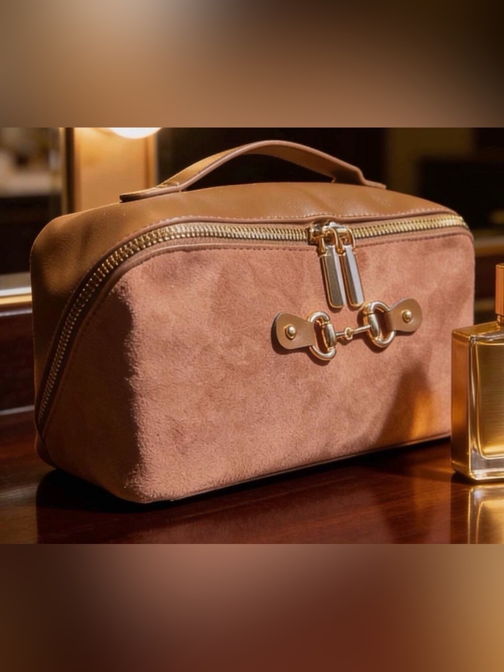 Horsebit Top Handle Bag